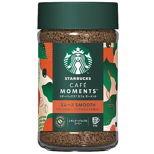 スターバックス カフェ モーメント スムース 65g,レギュラー ソリュブル コーヒー,約32杯分,ミディアムロースト